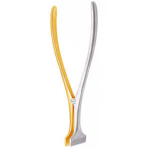 Écarteur de plâtre orthopédique professionnel Hennig en acier inoxydable, manuel, plaqué or, par SurgiRight Instrument - Product Image 2