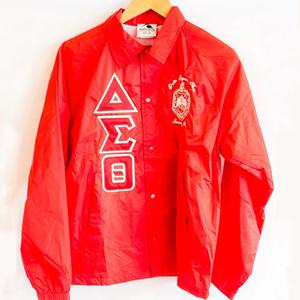 Chaquetas Bomber de satén para mujer, chaqueta Bomber bordada con cresta Delta Sigma Theta, chaqueta Sorority Top Trending - Product Image 6