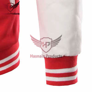 Veste universitaire épaisse sur mesure veste de baseball personnalisée avec col montant décontracté hiver Letterman Design quantité en vrac - Product Image 5