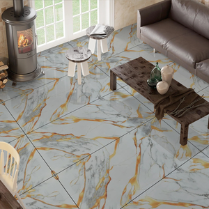 AZULEJOS DE PISO Y PARED DE PORCELANA ACRISTADOS PULIDOS 600X1200MM INTERIORES DE VIDA DE LUJO ALTO BRILLANTE ACTUALIZACIÓN AZULEJOS DE PARED Y PISO - Product Image 2