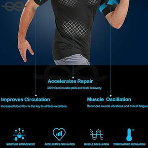 Ropa deportiva para hombre, camisetas de compresión, impresión personalizada OEM, precios al por mayor, camisetas de gimnasio transpirables de secado rápido para correr - Product Image 3