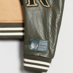 High Quality Spring Mens High Street Varsity <b>Jacket</b> Eco-Friendly Anti-Bacterial Front Logo Personalized <b>Patches</b> Warm Outerwear - Product Image 3