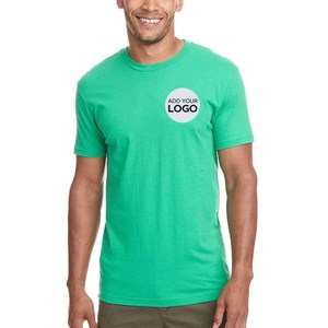 T-shirt à manches courtes en coton peigné coupe ajustée - 100% coton personnalisable - Product Image 1