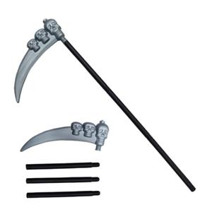 Guadaña de la Muerte de Plástico de Cuatro Secciones para Halloween, Accesorio de Actuación, Juguete Infantil, Modelo <span class=keywords><strong>Tridente</strong></span> del Diablo - Product Image 5