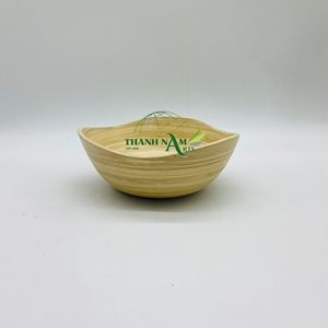 Bols à salade et à soupe jetables en bambou écologiques personnalisables 2024, pour intérieur/extérieur, cuisine, bols décoratifs pour fêtes, fabriqués au Vietnam - Product Image 5