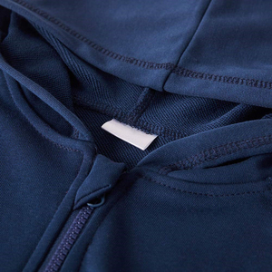 Alta calidad primavera otoño niños lisos niños sudaderas con capucha 100% algodón para niños bebé Sudadera con capucha T logo personalización niños sudaderas con capucha - Product Image 3