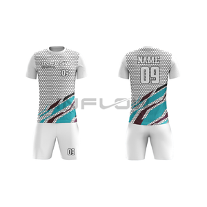 Maillot de football Maillot d'équipe Maillot de football 100% Polyester Tissu Maillot de football Club Produits à séchage rapide Logo personnalisé RESPIRANT - Product Image 2