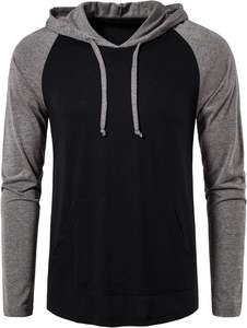 Vente en gros de pulls à capuche pour hommes en jacquard à carreaux à manches longues avec cordon de serrage Hipster sweats à capuche décontractés de qualité supérieure - Product Image 2