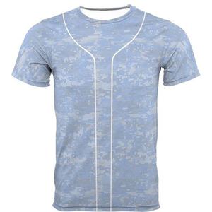 Camisetas deportivas de béisbol para hombre y mujer, Jersey de béisbol con estampado de camuflaje personalizado, disponible en varios colores - Product Image 2