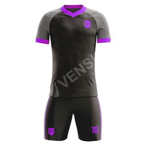 Uniforme de football pour hommes avec design par sublimation personnalisé de haute qualité OEM Sportswear Training Jersey in France Style - Product Image 4