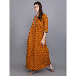 Chemise de nuit longue Evolve pour femme, 100 % coton ultra doux, confortable, tissée, idéale pour l'été - Product Image 4