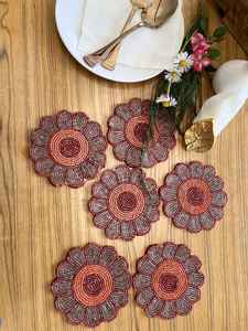 Posavasos de nogal Juegos de posavasos de madera de nogal-Calidad superior - Product Image 6