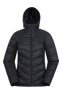 Manteau d'hiver matelassé à bulles surdimensionné pour femme en tricot respirant avec logo personnalisé et fermeture éclair - Product Image 3