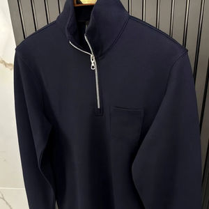 Sweat-shirt décontracté à manches longues, col en V, poche poitrine, grande taille - Product Image 1