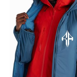 เสื้อแจ็คเก็ตขนเป็ดสำหรับทุกเพศวัสดุโพลีเอสเตอร์/ ไนลอนพิมพ์ลายตามสั่ง - Product Image 3