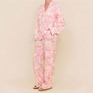 Conjunto de Pijama de Satén para Mujer, Ropa de Dormir con Lazo, Conjunto de Pijama para Mujer - Product Image 5