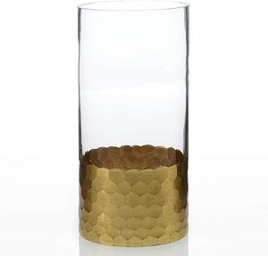 ชุดแจกันเหล็ก2ชิ้นสีทองโบราณตกแต่งบ้านแจกันดอกไม้ขายส่งขนาด6 "-8" ไม่เหมือนใคร - Product Image 4