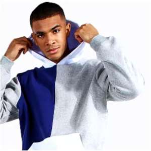 Conjunto de chándal deportivo de invierno de alta moda para hombre, logotipo personalizado, transpirable y cuello con capucha de talla grande - Product Image 4