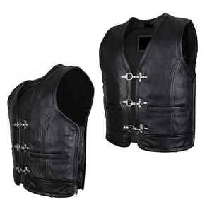 New Fashionable Sleeveless <b>Men</b> Best Style <b>Leather</b> Vest <b>Men</b> Water Proof Cowhide <b>Leather</b> <b>Waistcoat</b> <b>Men</b> <b>Leather</b> Vest Breathable - Product Image 1