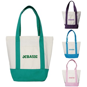 Bolsa de Mano de Lona Reciclada Ecológica para Mujer, Duradera, Plegable, con Bolsillo con Cremallera, Logotipo Impreso, para Fiestas de Fin de Semana, Playa - Product Image 2