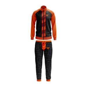 Survêtement uni pour hommes avec logo personnalisé Ensemble de survêtements de jogging Ensemble de survêtements à col rond Jogging unisexe personnalisé Vêtements de sport Jogging pour hommes - Product Image 4