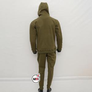 2023 nouveauté écologique 100% coton Gym Fitness ensembles pour hommes respirant 2 pièces survêtement survêtement broderie grande taille - Product Image 2