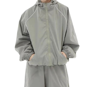 Chándal Cortavientos Personalizado al por Mayor OEM, Chándal de Alta Calidad, Ligero, Transpirable, Impermeable y Duradero - Product Image 1