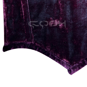 Top Corset Premium de Terciopelo Borgoña con Escote Corazón, Sin Tirantes, para Fiestas y Moda, de Cosh International - Product Image 5