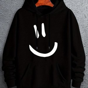 เสื้อฮู้ดผู้ชายแบบใหม่ปี 2025 ขายส่ง OEM คุณภาพสูง สไตล์ลำลองหลวมๆ พิมพ์ลาย - Product Image 2