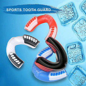 Protector bucal deportivo con logotipo personalizado para fútbol, boxeo, baloncesto, antironquidos, dientes de molienda con estuche - Product Image 2