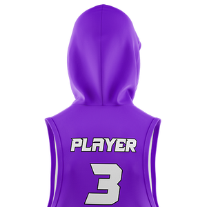 2025 OEM ODM High Quality 100% Polyester <b>Men's</b> <b>Sleeveless</b> Hoodies Sublimation Printed Embossed Design Winter Sublimation Hoodie - Product Image 5