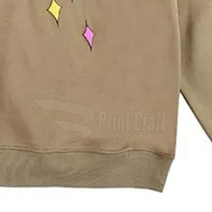 Meilleure vente de vêtements décontractés de haute qualité sweats à capuche avec impression bouffante prix raisonnable motif solide à capuche d'hiver - Product Image 6