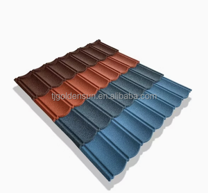 Tuiles enduites de pierre compatibles solaires Conception d'<span class=keywords><strong>ardoise</strong></span> de bronze, toit frais économiseur d'énergie Garantie limitée de 50 ans - Product Image 2