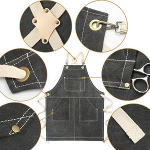 Manufacturer Adjustable Low Price Barber <b>Aprons</b> Solid Plain Color <b>Waterproof</b> Barber <b>Aprons</b> - Product Image 2