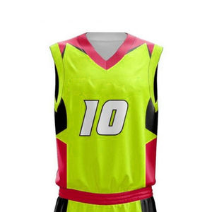 Maillots de basket-ball d'été personnalisés en gros avec impression par sublimation numérique, 100% polyester respirant en maille, uniformes d'équipe - Product Image 4
