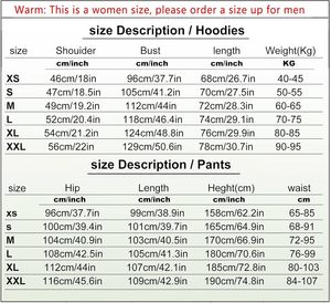 Sweat-shirt et pantalon de survêtement unisexe pour femmes et hommes, ensemble 2 pièces, pull-over - Product Image 5