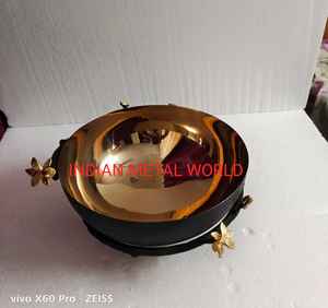 Cazuela de madera sólida y acero inoxidable, último diseño, hecho a mano, novedad - Product Image 5