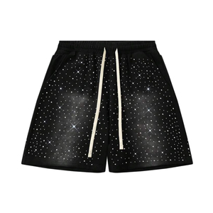 Pantalones Cortos de Algodón al Por Mayor 2026, Color y Etiquetas Personalizadas, Pantalones Cortos Desgastados con Lavado Ácido para Hombre, Ropa de Verano - Product Image 1