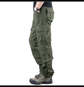 Vente en gros Made in India 90% Coton 10% Polyester Randonnée en plein air Pantalons décontractés pour hommes Pantalons cargo baggy personnalisés pour hommes - Product Image 2