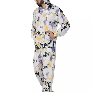High Quality Customizable <b>Tie</b> Dye Tracksuit Comfortable Casual Fashion Street Wear for <b>Men</b> OEM Wholesale <b>Sets</b> - Product Image 6