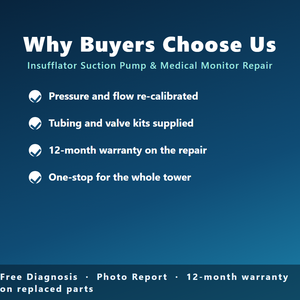 Insufflator Repair Service <b>Suction</b> Irrigation <b>Pump</b> Laparoscopy Tower Equipment Repair - Product Image 5