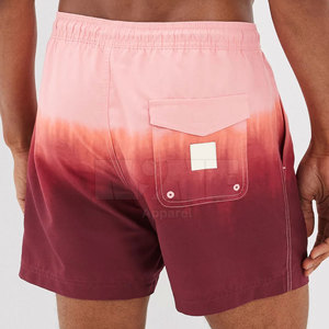 Shorts de Playa para Hombre al por Mayor, de Alta Calidad, Personalizables, Ligeros, de Poliéster, Cómodos, Casuales, con Patrón Liso, de Secado Rápido y Elásticos - Product Image 4