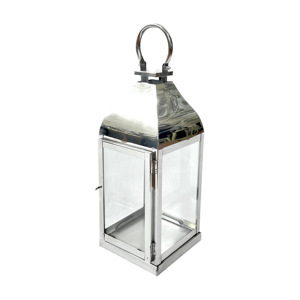 Linterna de vela de Navidad de Metal plateado de alta calidad hecha a mano mango de hierro personalizable decoración Interior/Exterior del hogar - Product Image 5