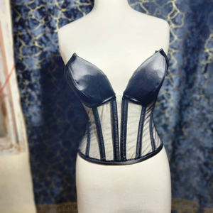 Corsé de mujer Vintage Tops Sexy Overbust Shapewear Corsé de borcade moderno para tallas grandes características transpirables - Product Image 1