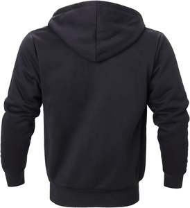 Sudadera con capucha sólida con revestimiento de ácido lavado a la piedra de algodón 100% vintage - Product Image 2