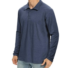 Polo homme de haute qualité, noir uni, manches courtes, tissu en coton respirant, style décontracté moderne, idéal pour l'été. - Product Image 2