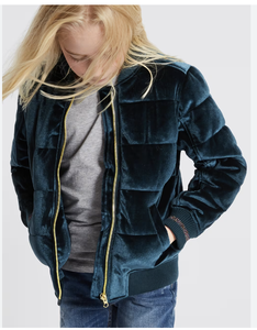 แจ็กเก็ตนักบินกำมะหยี่สีน้ำตาลแดงดีไซน์ขนสัตว์แจ็คเก็ตกำมะหยี่สั่งทำได้ - Product Image 4