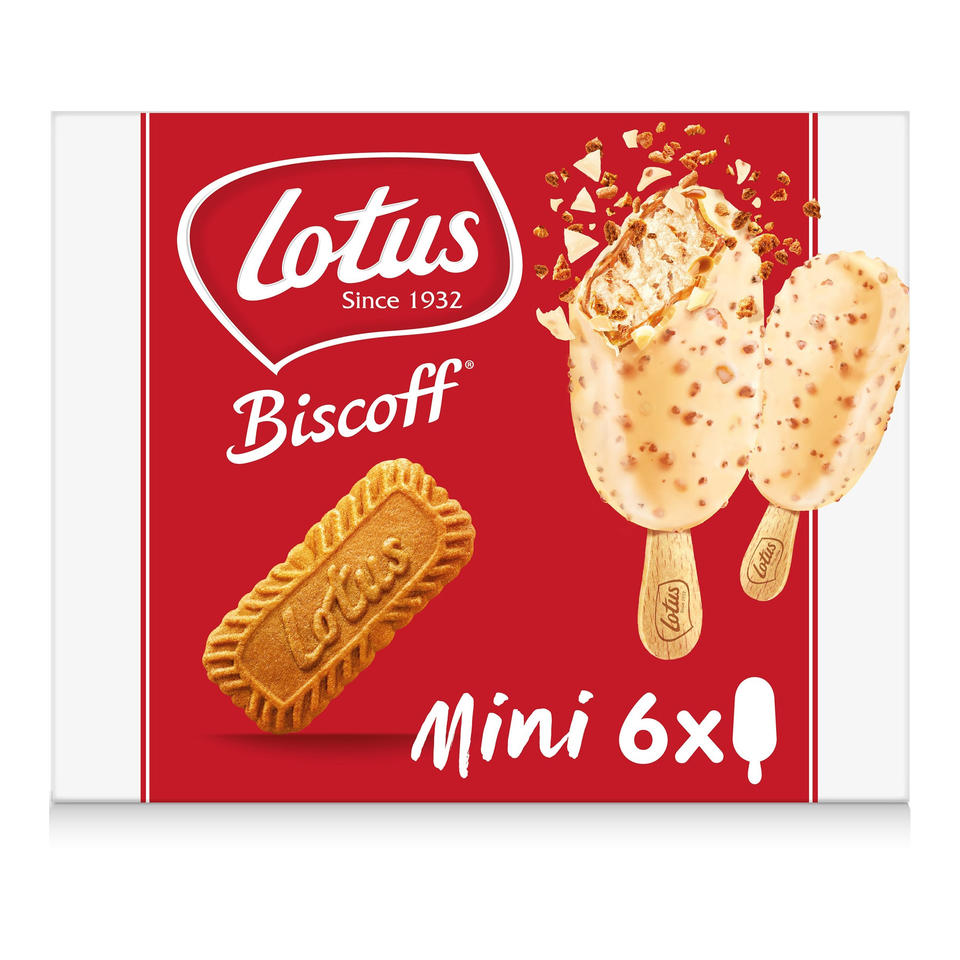 Cheap Price Best selling Lotus Biscoff Ice Cream Treat Made with Real Caramelized Cookies