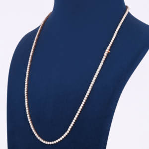 Personalized Hip Hop Style Jewelry Iced Out 925 Solid <b>Silver</b> Round Moissanite Cluster <b>Tennis</b> Chain Men - Product Image 6