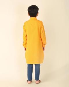 Tenue de fusion ethnique pour garçons pour occasions formelles et décontractées Style long pour les fêtes - Product Image 2